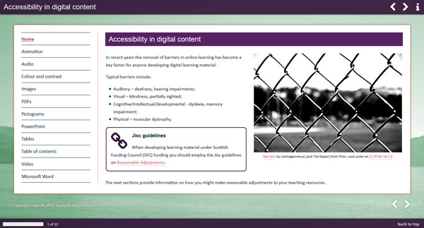 screenshot of resource