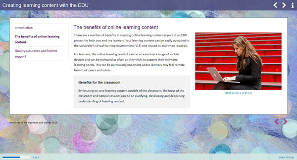 screenshot of resource