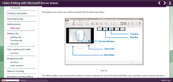 screenshot of resource