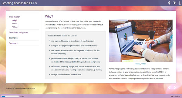 screenshot of resource