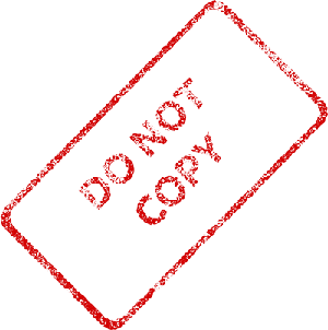 do-not-copy stamp
