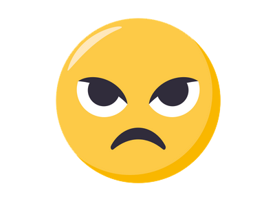 Angry emoji