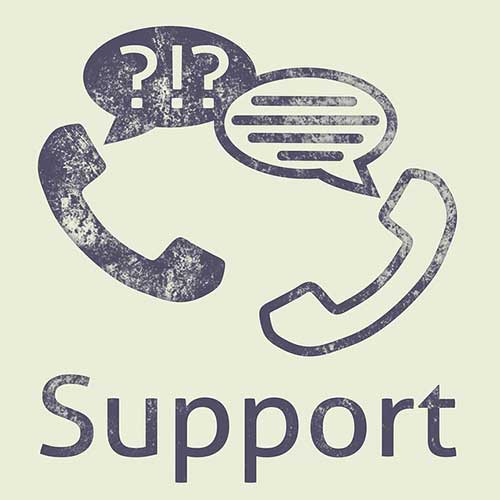 Support phonecall graphic