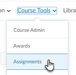 Assignments button