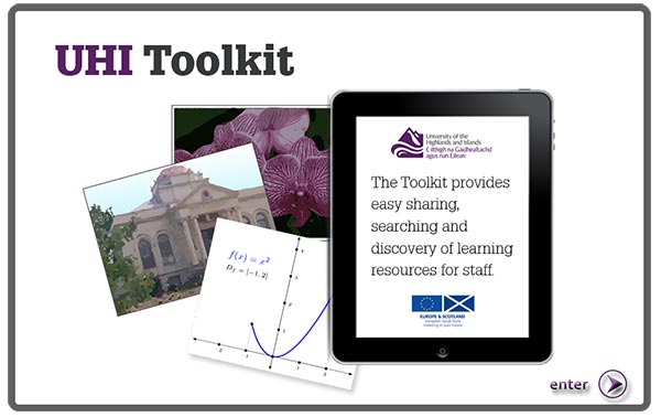 The front page of the Toolkit